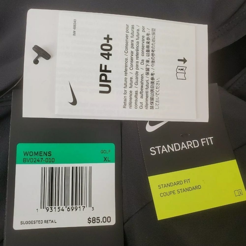 Nike Flex UV Ace 15" Golf Skort Black Size XL - Picture 10 of 11